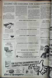 Página do jornal Correio do Ceará de maio de 1973