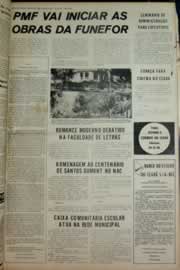 Página do jornal Correio do Ceará de junho de 1973