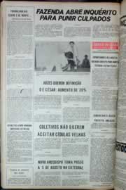 Página do jornal Correio do Ceará de junho de 1973