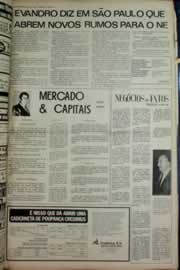 Página do jornal Correio do Ceará de junho de 1973