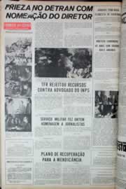 Página do jornal Correio do Ceará de junho de 1973