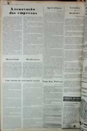 Página do jornal Correio do Ceará de junho de 1973