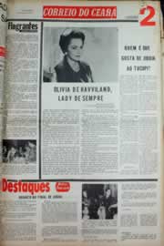 Página do jornal Correio do Ceará de junho de 1973