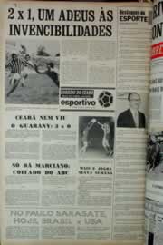 Página do jornal Correio do Ceará de junho de 1973