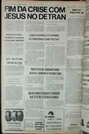 Página do jornal Correio do Ceará de junho de 1973