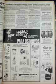 Página do jornal Correio do Ceará de junho de 1973