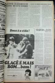 Página do jornal Correio do Ceará de junho de 1973