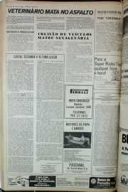 Página do jornal Correio do Ceará de junho de 1973