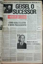 Página do jornal Correio do Ceará de junho de 1973