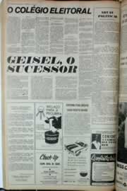 Página do jornal Correio do Ceará de junho de 1973