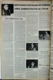 Página do jornal Correio do Ceará de junho de 1973
