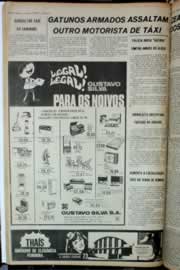 Página do jornal Correio do Ceará de junho de 1973