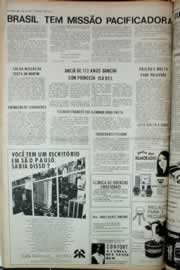 Página do jornal Correio do Ceará de junho de 1973