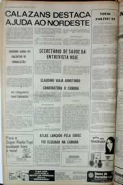 Página do jornal Correio do Ceará de junho de 1973