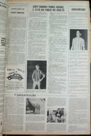 Página do jornal Correio do Ceará de junho de 1973