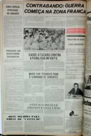 Página do jornal Correio do Ceará de junho de 1973