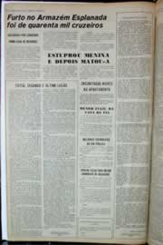 Página do jornal Correio do Ceará de junho de 1973