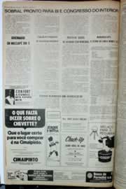 Página do jornal Correio do Ceará de junho de 1973