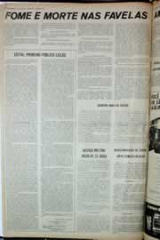 Página do jornal Correio do Ceará de junho de 1973