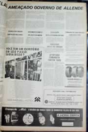 Página do jornal Correio do Ceará de junho de 1973