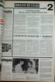 Página do jornal Correio do Ceará de julho de 1973