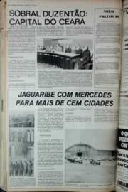Página do jornal Correio do Ceará de julho de 1973