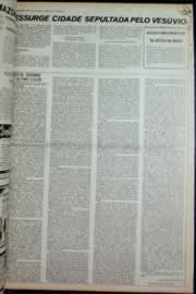 Página do jornal Correio do Ceará de julho de 1973