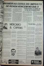 Página do jornal Correio do Ceará de julho de 1973