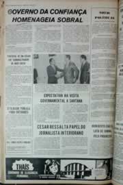 Página do jornal Correio do Ceará de julho de 1973