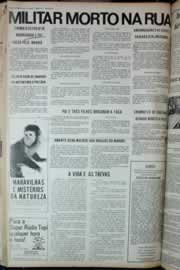 Página do jornal Correio do Ceará de julho de 1973