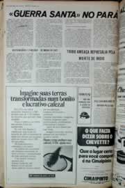 Página do jornal Correio do Ceará de julho de 1973