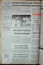 Página do jornal Correio do Ceará de julho de 1973
