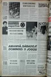 Página do jornal Correio do Ceará de julho de 1973