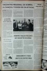 Página do jornal Correio do Ceará de julho de 1973