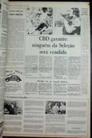 Página do jornal Correio do Ceará de julho de 1973