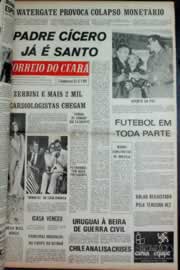 Página do jornal Correio do Ceará de julho de 1973