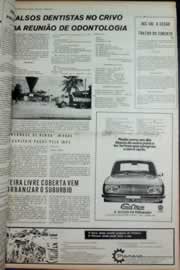 Página do jornal Correio do Ceará de julho de 1973