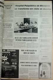 Página do jornal Correio do Ceará de julho de 1973