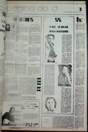 Página do jornal Correio do Ceará de julho de 1973