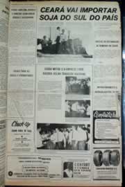 Página do jornal Correio do Ceará de julho de 1973