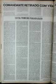 Página do jornal Correio do Ceará de julho de 1973