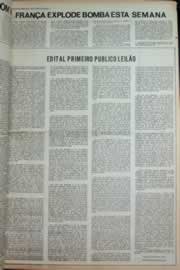 Página do jornal Correio do Ceará de julho de 1973