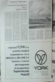 Página do jornal Correio do Ceará de julho de 1973