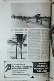 Página do jornal Correio do Ceará de julho de 1973