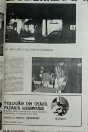 Página do jornal Correio do Ceará de julho de 1973