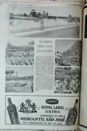 Página do jornal Correio do Ceará de julho de 1973