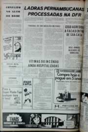 Página do jornal Correio do Ceará de julho de 1973