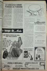 Página do jornal Correio do Ceará de julho de 1973