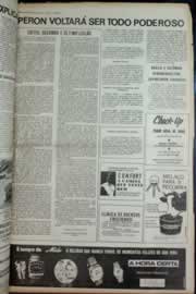 Página do jornal Correio do Ceará de julho de 1973