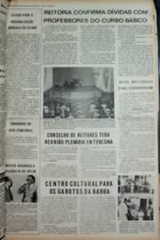 Página do jornal Correio do Ceará de julho de 1973